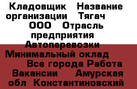 Кладовщик › Название организации ­ Тягач 2001, ООО › Отрасль предприятия ­ Автоперевозки › Минимальный оклад ­ 25 000 - Все города Работа » Вакансии   . Амурская обл.,Константиновский р-н